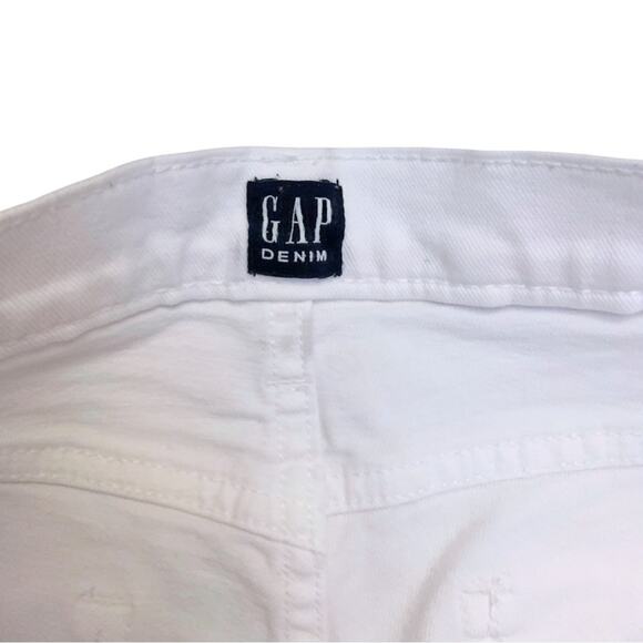 Gap White Wash True Skinny Jeans Size 29 Stretch Fitted Denim - Picture 4 of 9